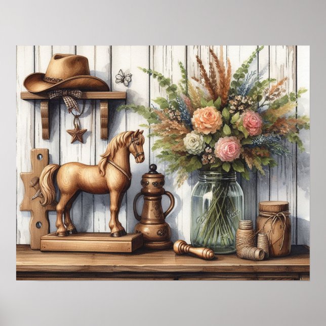 Primitive Wood Land Shelf 8 Poster (Framsidan)