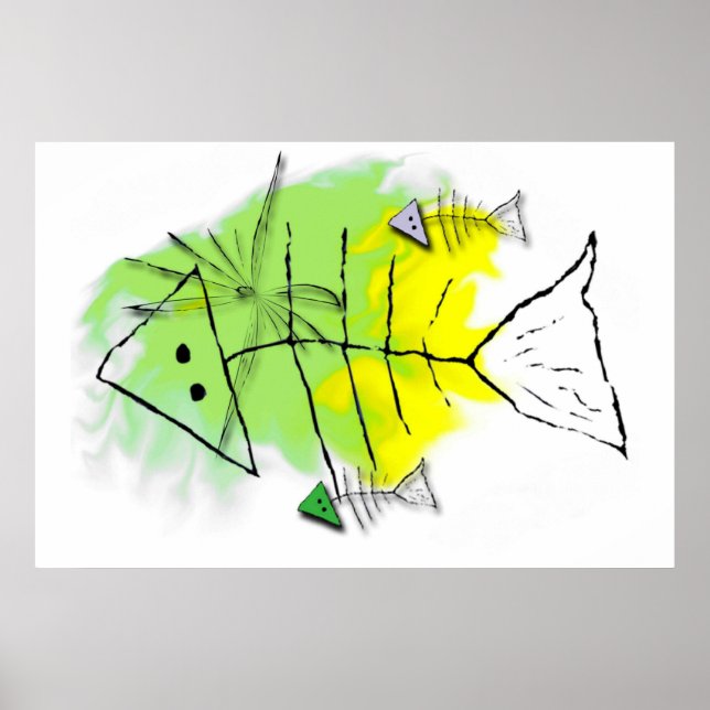 Primitivt Kanvastryck Poster (Framsidan)