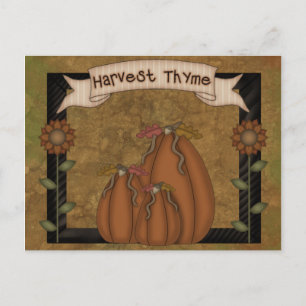 Primitivt vykort för Land Fall Harvest