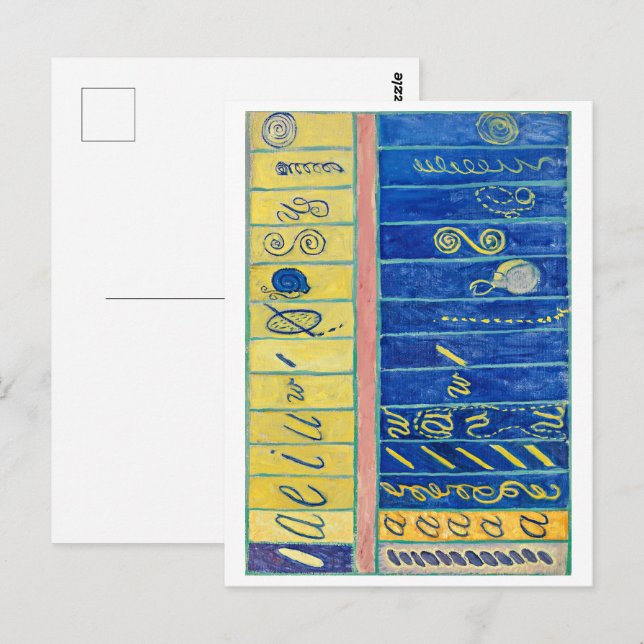 Primordial Chaos 13 | Hilma af Klint | Vykort (Fram/baksida)