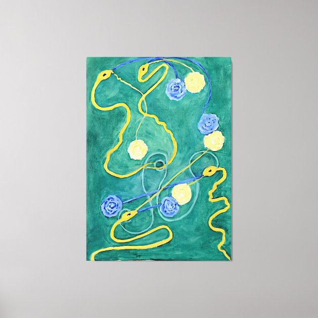 Primordial Chaos av Hilma af Klint Canvastryck (Framsida)