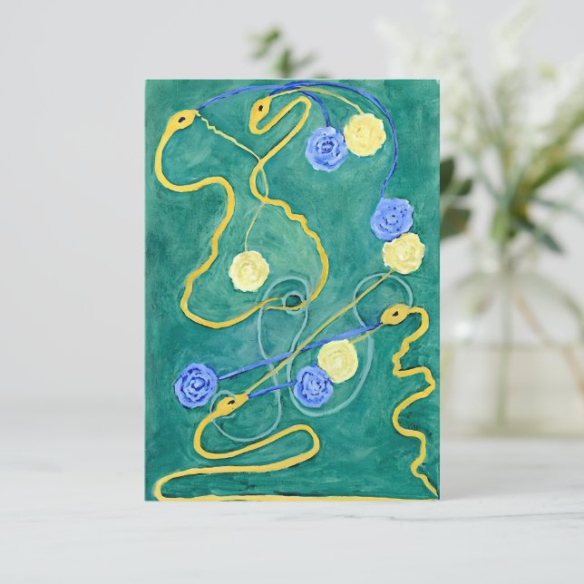 Primordial Chaos av Hilma af Klint Kort (Stående Fram)