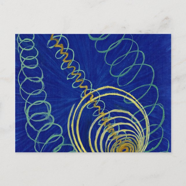 Primordial Chaos av Hilma af Klint Vykort (Framsida)