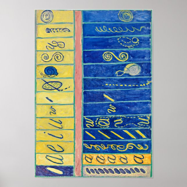 Primordial Chaos, nr 13 | Hilma af Klint | Poster (Framsidan)