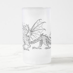 Primping drake frostat ölglas