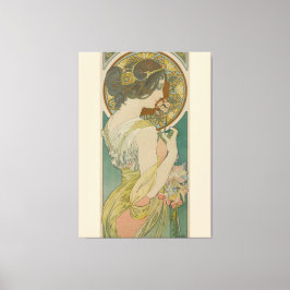 Primrose av Alphonse Mucha (1899) Canvastryck