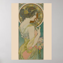 Primrose av Alphonse Mucha (1899)