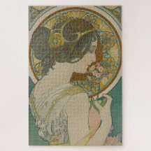 Primrose av Alphonse Mucha (1899)