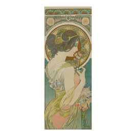 Primrose av Alphonse Mucha Fototryck