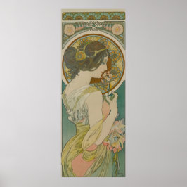 Primrose av Alphonse Mucha Poster