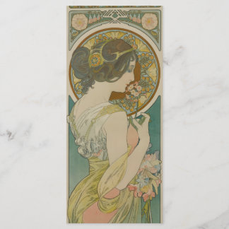 Primrose by Alphonse Mucha (1899) Bookmark Meny