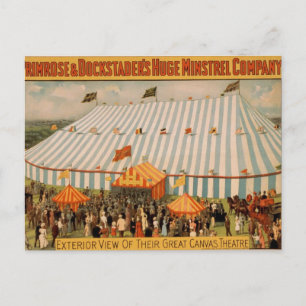 Primrose & Dockstaders Huge Ministrel Company Vykort