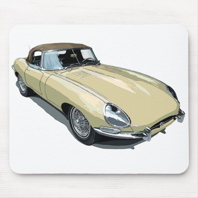 Primrose E Type Roadster Musmatta (Framsidan)