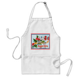 Primrose Flowers Vintage Låda etikett Art Apron Förkläde