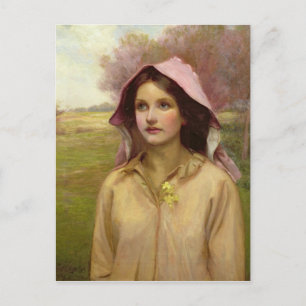 Primrose Girl Vykort