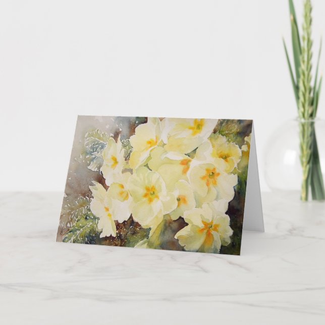 Primrose Posy Kort (Framsida)