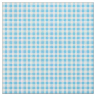 Primroses Himlar Blue and White Check Gingham Mön Tyg