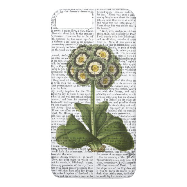 Primula Auricula Blue Case-Mate iPhone Skal (Baksida)