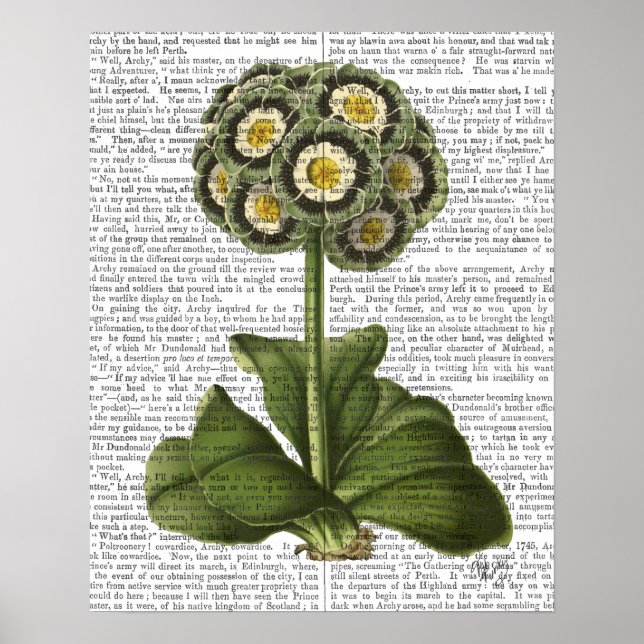 Primula Auricula Blue Poster (Framsidan)