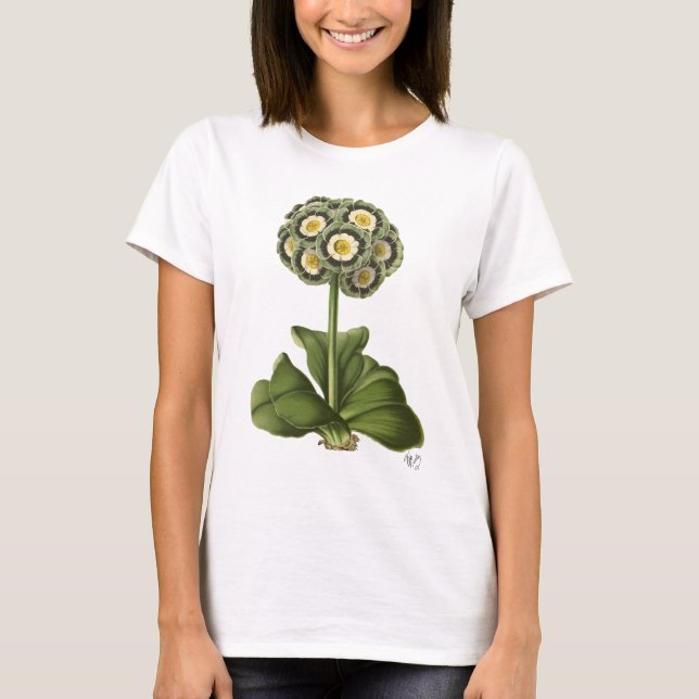 Primula Auricula Blue T-shirt (Framsida)