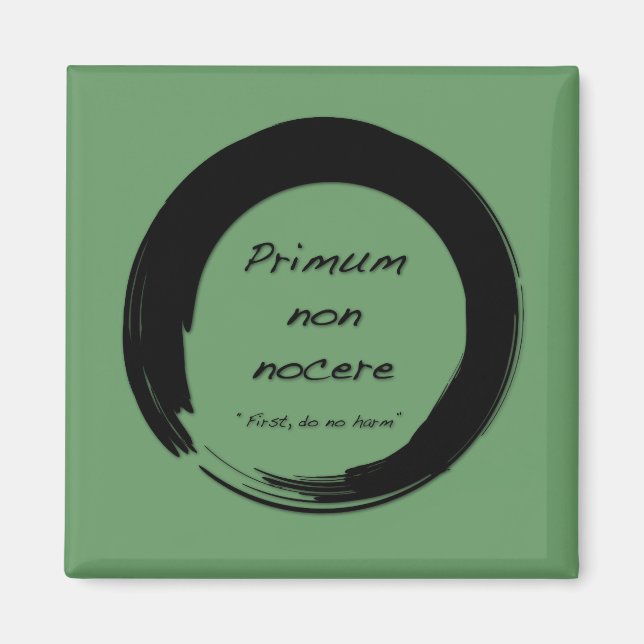 Primum Non Nocere Magnet (Framsidan)