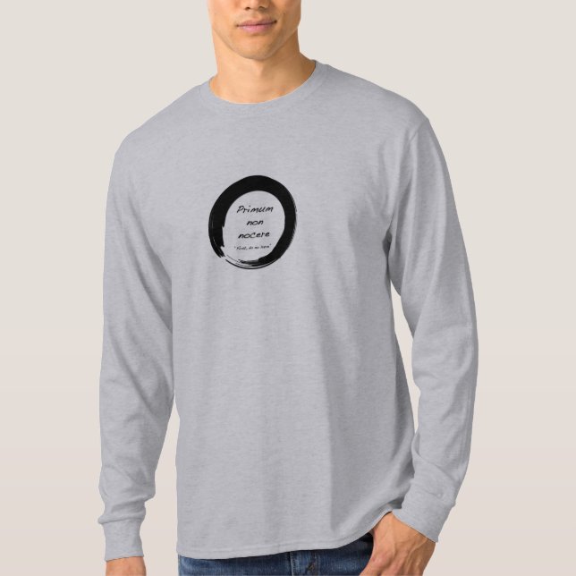 Primum Non Nocere T Shirt (Framsida)