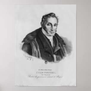 Prince Adam George Czartoryski, 1831 Poster