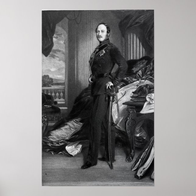 Prince Albert, efter målningen 1859 Poster (Framsidan)