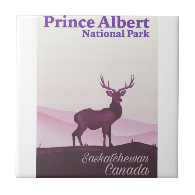 Prince Albert National Park, Saskatchewan, Kanada Kakelplatta (Framsidan)