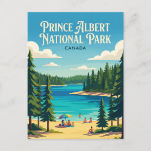 Prince Albert nationalpark Kanada Vykort