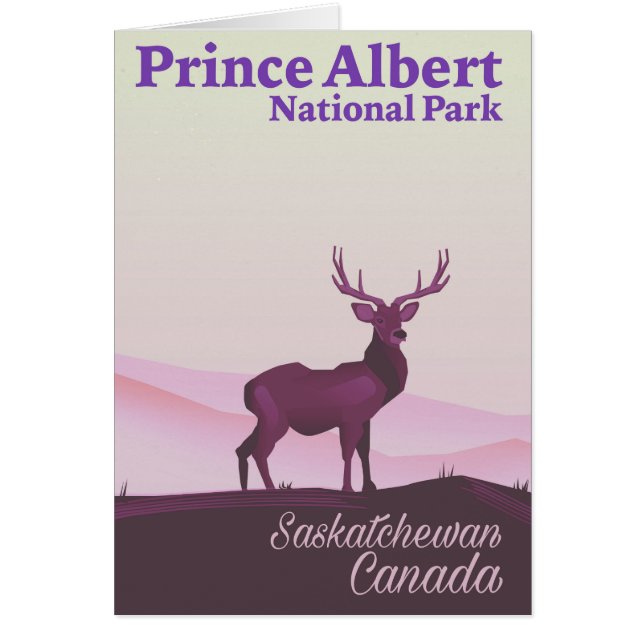 Prince Albert nationalpark, Saskatchewan, Kanada Hälsningskort (Framsidan)