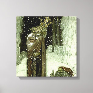 "Prince and the Tomten" av John Bauer Canvastryck