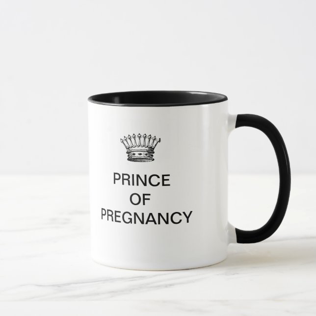 PRINCE AV GRAVID KAFFE RÅNA MUGG (Höger)