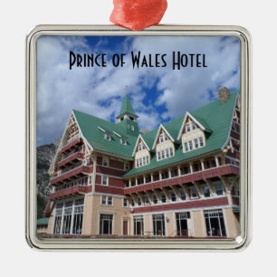 Prince av Wales HotellWaterton sjöar Julgransprydnad Metall