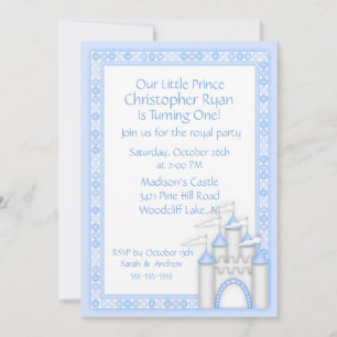 Prince Castle Party-inbjudan Inbjudningar