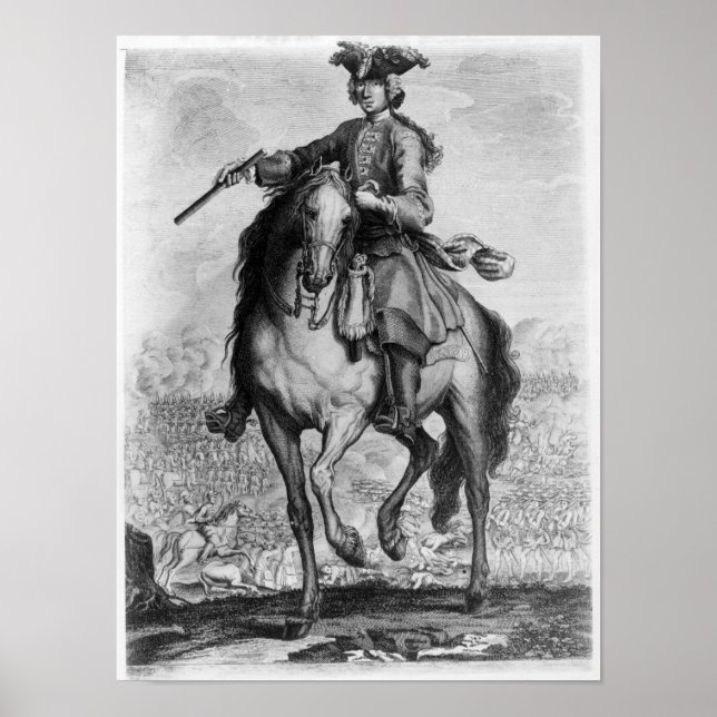 Prince Charles Edward Stuart vid slaget Poster (Framsidan)