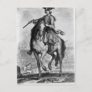 Prince Charles Edward Stuart vid slaget Vykort