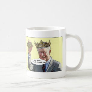 Prince Charles I Släpa Råna Kaffemugg