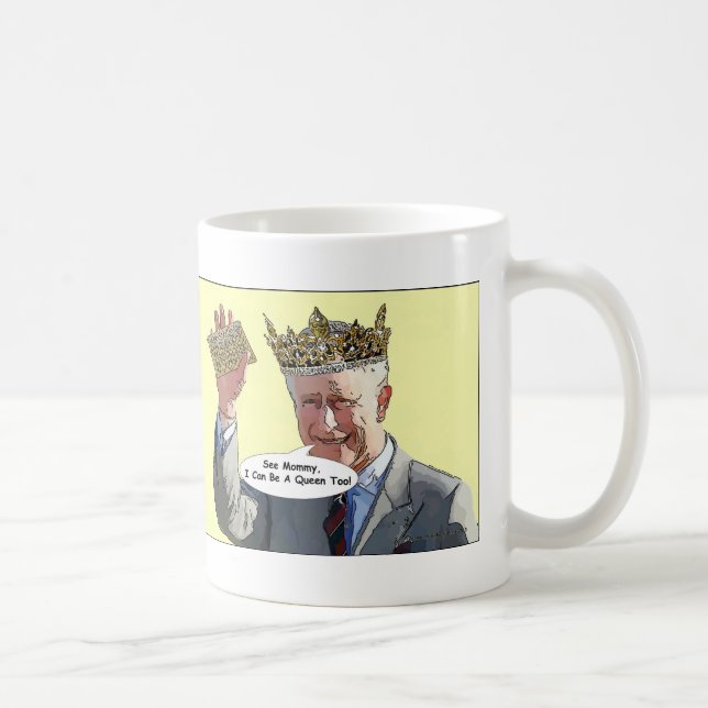 Prince Charles I Släpa Råna Kaffemugg (Höger)