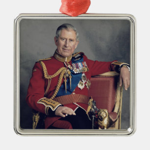 Prince Charles III 2018 Julgransprydnad Metall