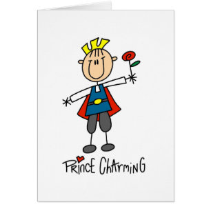 Prince Charmig Tshirts och gåvor Hälsningskort