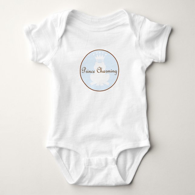 Prince Charming Frog med krona Tee (Framsida)