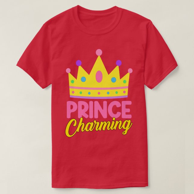 Prince Charming Funny Fairy Tale Halloween Costume T Shirt (Design framsida)