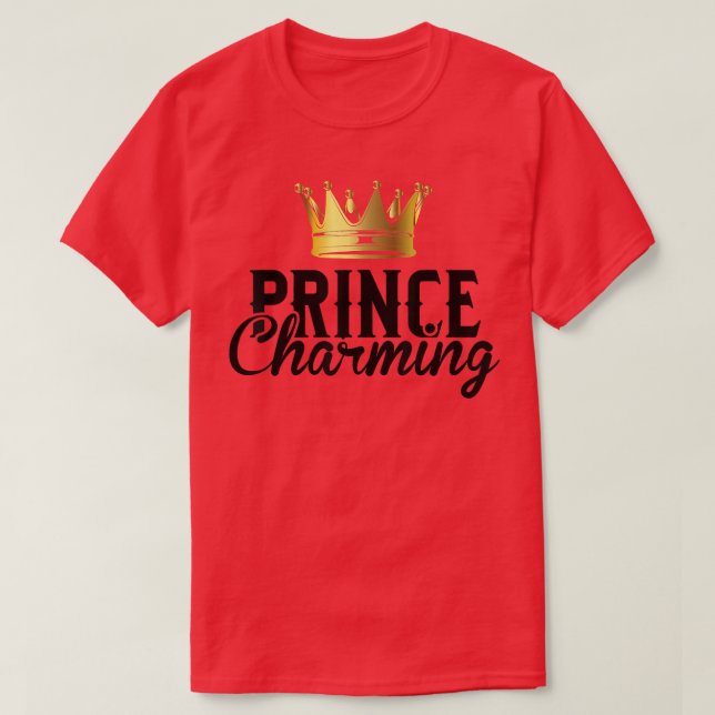 Prince Charming Funny Fairy Tale Halloween Lazy Co T Shirt (Design framsida)