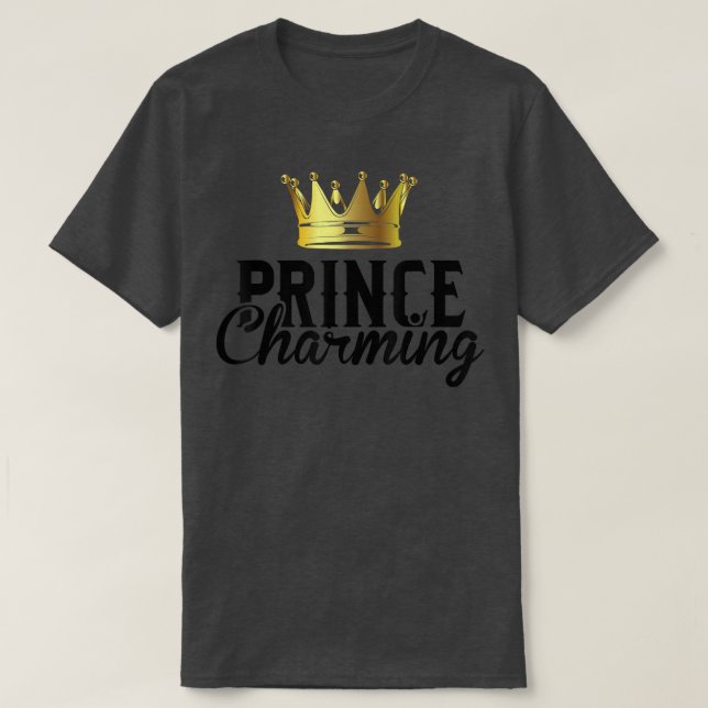 Prince Charming Funny Fairy Tale Halloween Lazy Co T Shirt (Design framsida)