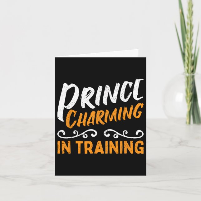 Prince Charming in Training Fairy Tale Hero Kort (Framsida)