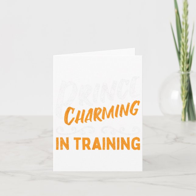 Prince Charming in Training Fairy Tale Hero Kort (Framsida)