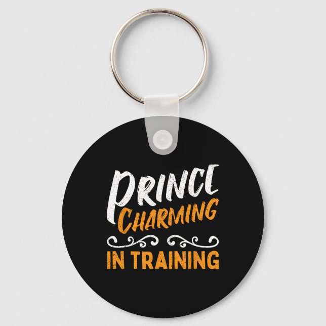 Prince Charming in Training Fairy Tale Hero Nyckelring (Framsida)