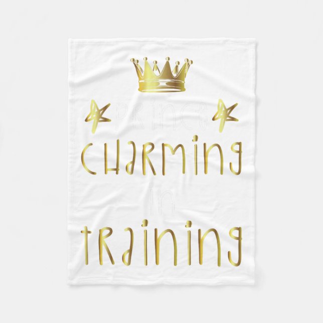 Prince Charming in Training Hero Halloween Lazy Co Fleecefilt (Framsidan)
