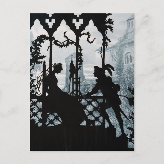 Prince Charming och Princess Vykort (Framsida)